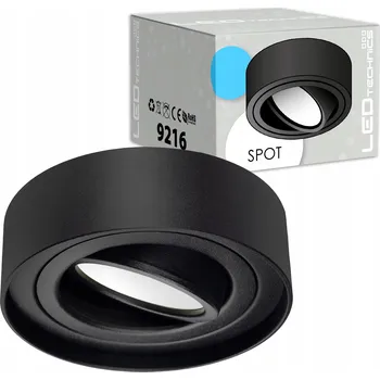 Bodové svítidlo Stropní bodové svítidlo kulatý ledTechnics černé