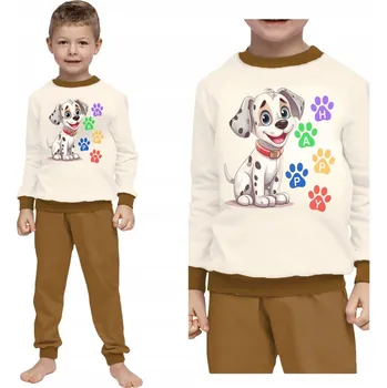 Chlapecké pyžamo CHLAPECKÉ PYŽAMO PRO PŘEDŠKOLÁKY DLOUHÝ RUKÁV PEJSEK STYLU Tlapková patrola (TLAPKOVÁ PATROLA) VELIKOST 110