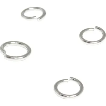 Módní doplněk 4x0,7mm Kroužky 304 - 500Ks - 500Ks