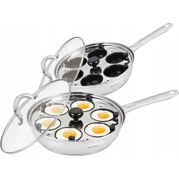 Pánev Pánev Klausberg na vejce a lívance 24 cm, nerezová ocel