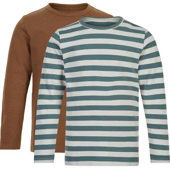 Kojenecká souprava Minymo - Triko s dlouhým rukávem 2ks - Toffee Velikost:: 86