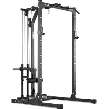 Stojan na dřepy ATX Half Rack 620 s kladkou na kotouče, výška 214 cm