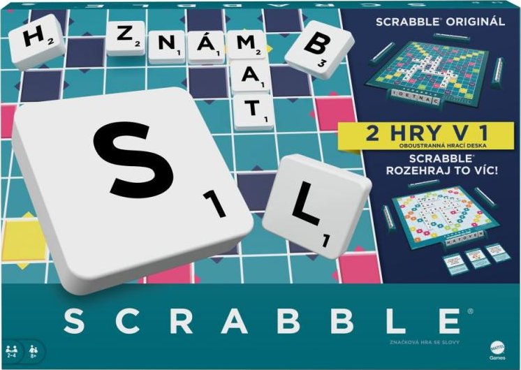Mattel Scrabble Original - česká verze HXW05