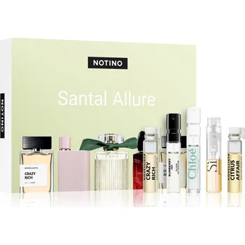 Dámský parfém Beauty Discovery Box Notino NOVELLISTA Crazy Rich parfémovaná voda 1,8 ml + Chloé Rose Naturelle Intense parfémovaná voda 1,2 ml + Burberry Her Elixir de Parfum parfémovaná voda intense 1,5 ml + Armani Sì Passione Intense parfémovaná voda 1,2 ml + NOVELLI