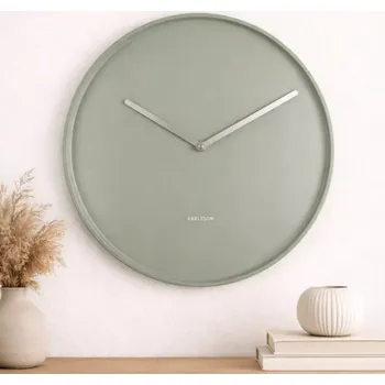Hodiny Karlsson 5786GR designové nástěnné hodiny, průměr 35 cm