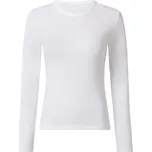 esmara® Dámské vroubkované triko s dlouhými rukávy (bílá, M(40/42))