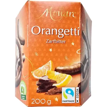 Čokoláda Monarc Orangetti Zartbitter 200 g