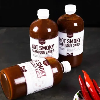 Lillie´s bbq omáčka hot smoky 550g