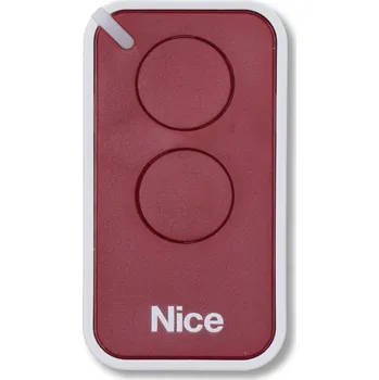 Dálkový ovladač vrat INTI2R dálkový ovladač Nice - vysílač 2-kanálový, plovoucí kód, 433,92 MHz