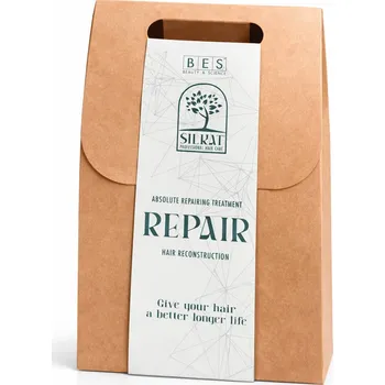 Kosmetická sada Bes Silkat Repair sada s R5 olejem | Šampon, kondicionér a ochranný olej pro výživu a obnovu vlasů – Lvhair.cz