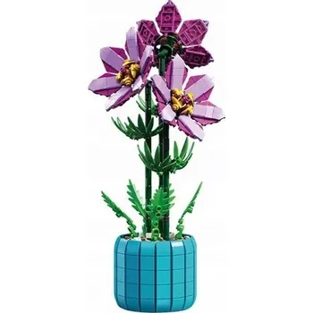 ostatní stavebnice Stavební Stavebnice květiny v květináči Azalka Orchidej 79 8 dílů 101-8