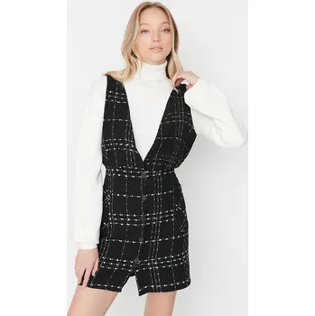 Dámské šaty Šaty trendyol Schwarz/ Weiß 3142636 40
