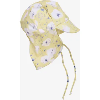 Kojenecké plavky Minymo - Koupací kšiltovka - žluté květy Variata:: 52 - 92/98