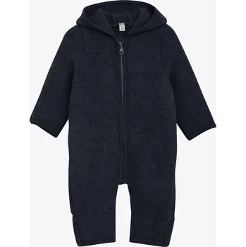 Kojenecká souprava HUTTELiHUT - Merino overal - Navy Varianta:: 74