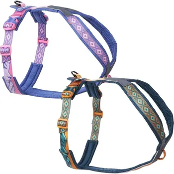 Non-stop dogwear Postroj pro psy Non-stop Line 5.0 Rachel Pohl teal/hnědá Postroj: 4