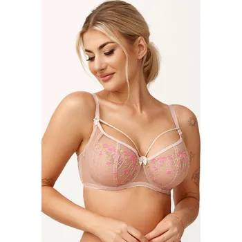 Podprsenka Podprsenka Azal Flora - nevyztužená Barva: Béžová, Velikost: 75F