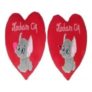 plyšák Serce Kocham Cię - Słonik 15cm MIX