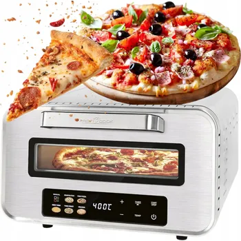 Pec na pizzu KAMNA NA PIZZU 400°C MINI TROUBA 2100W DIGITÁLNÍ DISPLEJ PIZZA