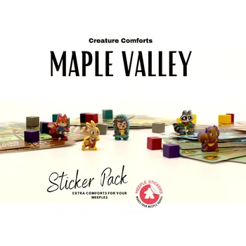 Příslušenství k deskovým hrám MeepleStickers Samolepky pro Festival zvířátek