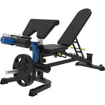 Posilovací lavice univerzální IRONLIFE Multi Functional Bench s přídavnými moduly na předkop/zákop a biceps