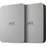 LaCie Mobile Drive v2, Mobile Drive, 5000 GB, externí HDD 6,35 cm (2,5), USB-C™ (USB 3.2 Gen 1), stříbrná, STLP5000400