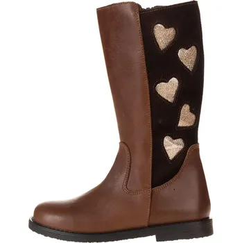 Dívčí kozačky lamino Hellbraun 8899938 33