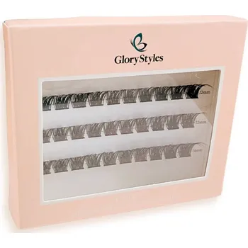 Umělé řasy GloryStyles Samolepící segmentové řasy GS D40