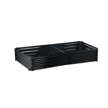 Vyvýšený záhon ZELENINOVO-KVĚTINOVÝ ZÁHON 180 X 90 X 30 CM OBDÉLNÍKOVÝ ANTRACIT