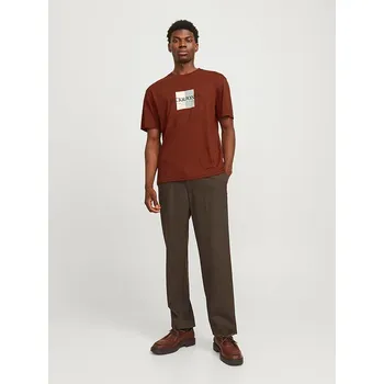 Pánské oblečení Tričko Jack & Jones Hellbraun 9922522 XL
