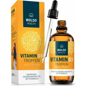 WoldoHealth Vitamín D3 1000 IU, 50 ml