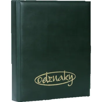 Obal pro sběratelský předmět HOSPA Album na odznaky HOSPA, zelená