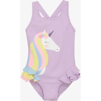 Dívčí plavky Color Kids - Jednodílné plavky - Lavender Mist - jednorožec Varianta:: 92