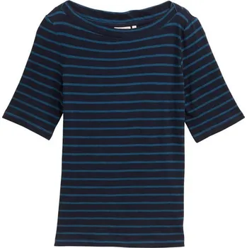 Oblečení a móda Tričko Tom Tailor Dunkelblau/ Hellblau 2718084 S