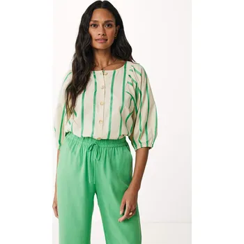 Dámské tričko Mexx Creme/ Grün 8411387 L