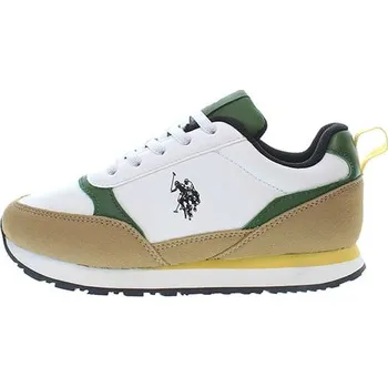 Chlapecká obuv Boty U.S. Polo Assn. Weiß/ Beige/ Grün 8727985 37