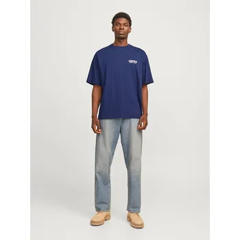 Pánské oblečení Tričko Jack & Jones Dunkelblau 5663749 L