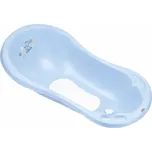 Maltex Dětská vanička Zebra s výpustem a protiskluzovou podložkou, 84 cm - modrá