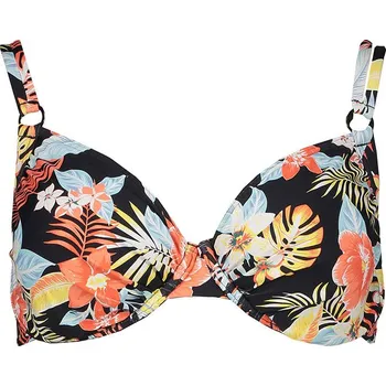 Dámské plavky Plavky s.Oliver Schwarz/ Orange 3514828 44F-Cup