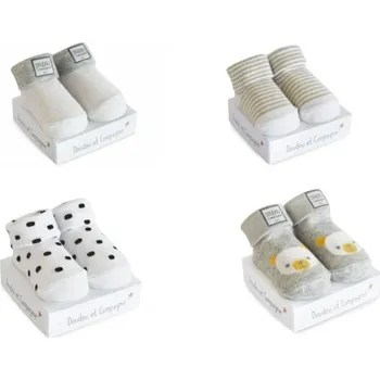 Hračka pro nejmenší Doudou Ponožky univerzální 0-6 měs. 1 pár