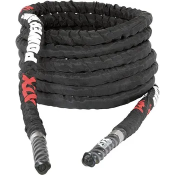 Závěsný posilovací systém Tréninkové lano ATX LINE Nylon Protection Rope - Délka 10 m, 38 mm, černé