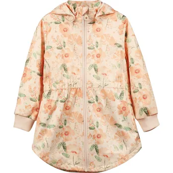 Kojenecká souprava Minymo - Softshellový kabátek - Lososové kytičky Velikost: 92