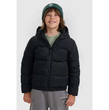 Chlapecká bunda Chlapecká prošívaná bunda se syntetickou výplní - černá