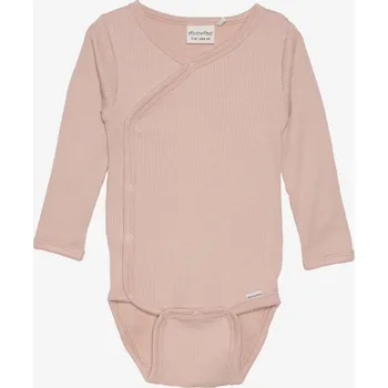 Kojenecký body Minymo - Zavinovací žebrované body - Misty Rose Varianta:: 50