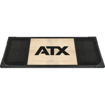 Zátěžová podložka Platforma ATX LINE Deadlift Granulat II, 250 x 88 cm - logo, Classic