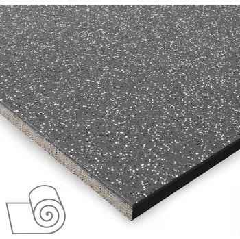 Podlaha do fitness role Comfort Flooring MIX tl. 6 mm, tmavě šedá