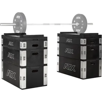 Dřevěné bedny na výskoky ATX LINE Jerk Block Set - černé