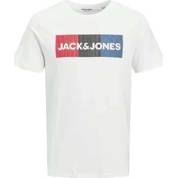 Pánské oblečení Tričko Jack & Jones Weiß 975358 M
