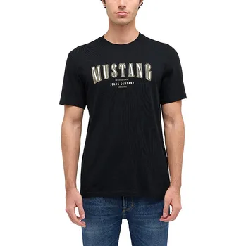 Pánské tričko Tričko Mustang Schwarz 8752912 M
