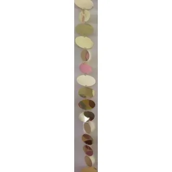 DECOLED Girlanda, zlatá, 500 cm, prům. 5 cm