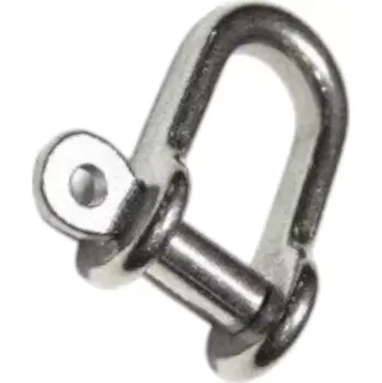 Třmen (šekl) 5 mm zakulacený, nerezová ocel A4